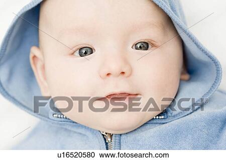 Stock Image - Baby smiling into camera. Fotosearch