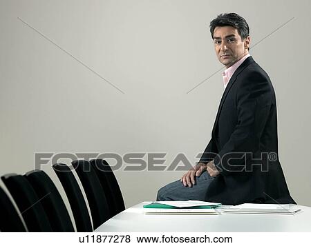 Stock Photo - "Business man, portrait". Fotosearch