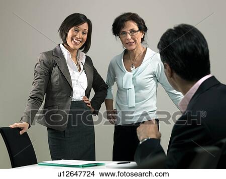Picture - Business meeting. Fotosearch