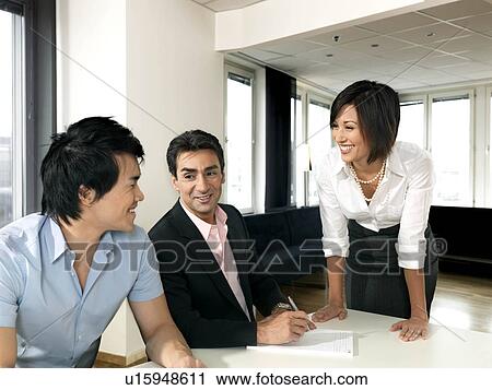 Stock Image - Business meeting. Fotosearch