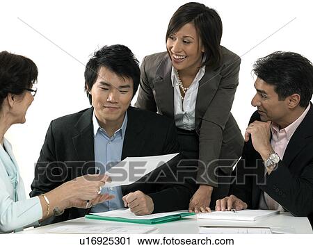Stock Image - Business meeting. Fotosearch