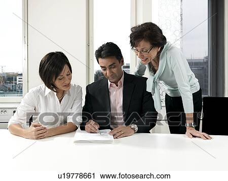 Stock Image - Business meeting. Fotosearch