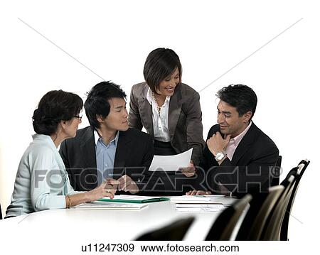 Business meeting View Large Photo Image Stock Photo - Business meeting. Fotosearch