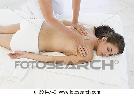 Female being given massage View Large Photo Image Stock Image - Female being given massage. Fotosearch