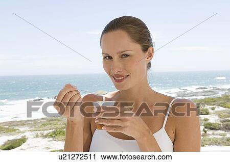 Female healthy eating View Large Photo Image Stock Image - Female healthy eating. Fotosearch