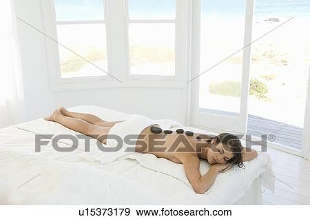 Stock Photo - Female with beauty treatment. Fotosearch