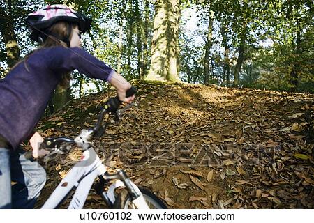 Girl On Cycle View Large Photo Image Stock Image - Girl On Cycle. Fotosearch