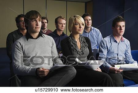 Group of people in auditorium View Large Photo Image Stock Image - Group of people in auditorium. Fotosearch