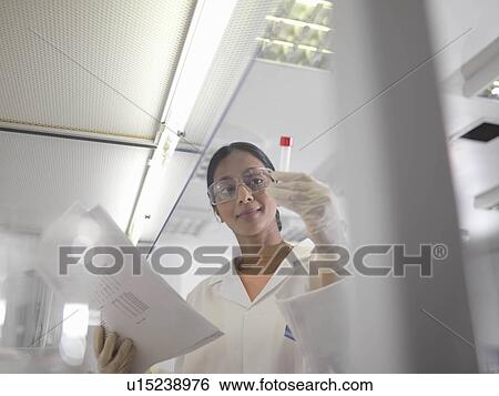 Laboratory technician at work View Large Photo Image Stock Photograph - Laboratory technician at work. Fotosearch
