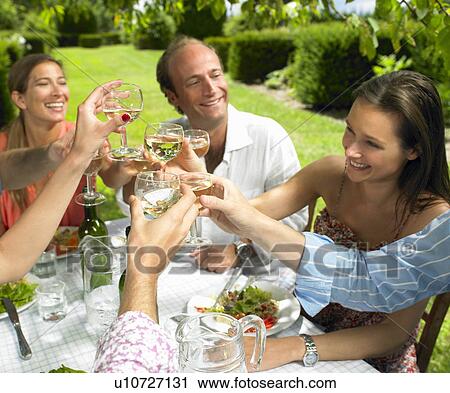 Lunch in the garden View Large Photo Image Stock Image - Lunch in the garden. Fotosearch