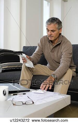 Man working at home View Large Photo Image Stock Image - Man working at home. Fotosearch