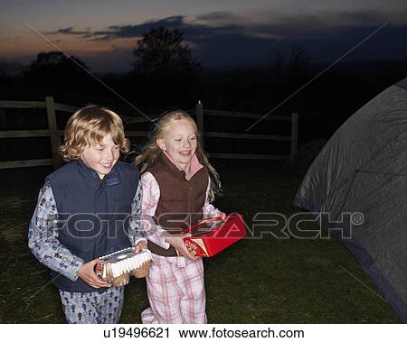 Treats in tent at bedtime View Large Photo Image Stock Image - Treats in tent at bedtime. Fotosearch