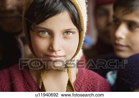 Stock Image - A rural girl. Fotosearch
