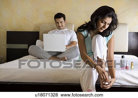 A typical married couple View Large Photo Image Stock Photo - A typical married couple. Fotosearch
