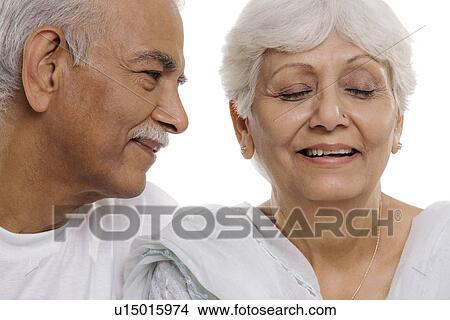 Picture - An old couple. Fotosearch