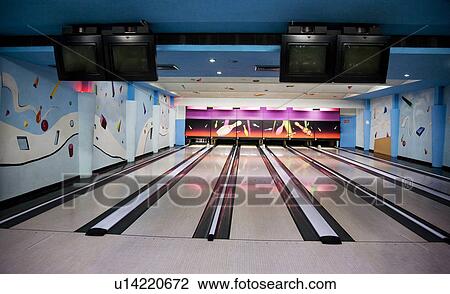 Bowling alley View Large Photo Image Stock Image - Bowling alley. Fotosearch