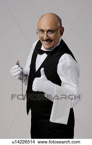 Picture - Butler giving the thumbs up. Fotosearch