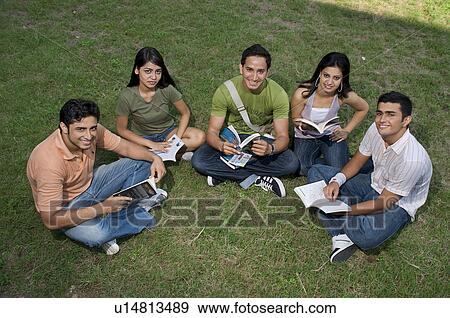 College students studying together View Large Photo Image Stock Photo - College students studying together. Fotosearch