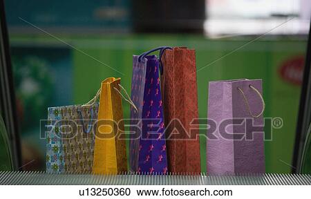 Colourful paper bags View Large Photo Image Stock Image - Colourful paper bags. Fotosearch
