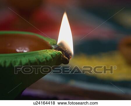 Stock Photo - Diya. Fotosearch