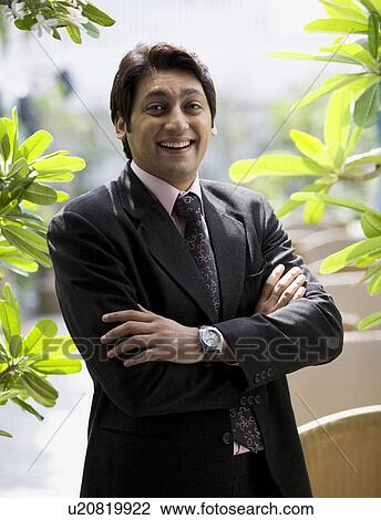 Stock Image - Executive posing. Fotosearch