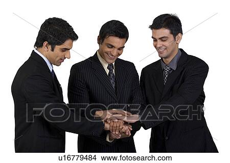 Picture - Executives bonding. Fotosearch