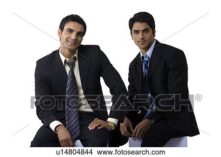 Picture - Executives relaxing. Fotosearch