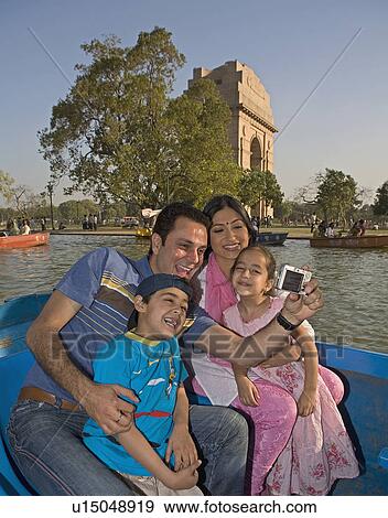 Stock Photo - Family on a picnic. Fotosearch