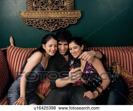 Friends Enjoying Their Evening View Large Photo Image Stock Photo - Friends Enjoying Their Evening. Fotosearch