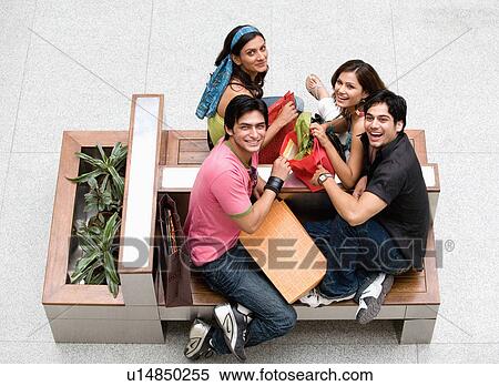 Stock Photography - Friends having fun. Fotosearch