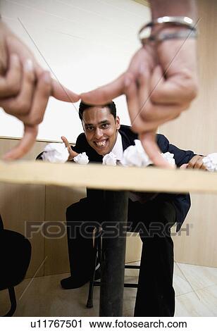 Stock Image - Fun at the office. Fotosearch