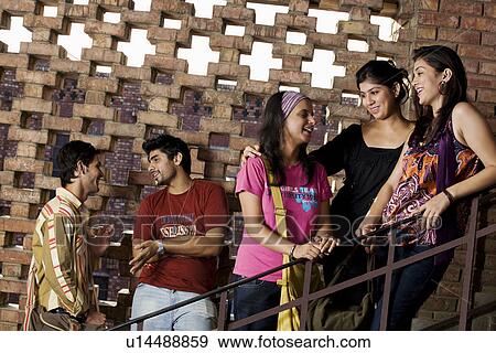 Stock Photo - Group of college students. Fotosearch