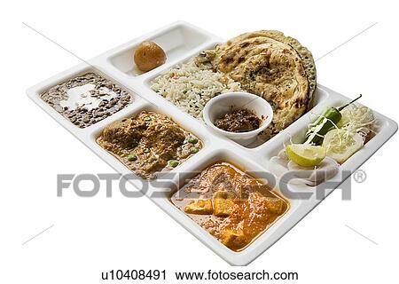 Indian Thali View Large Photo Image Stock Image - Indian Thali. Fotosearch