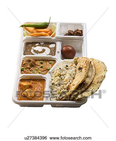 Indian Thali View Large Photo Image Stock Photograph - Indian Thali. Fotosearch