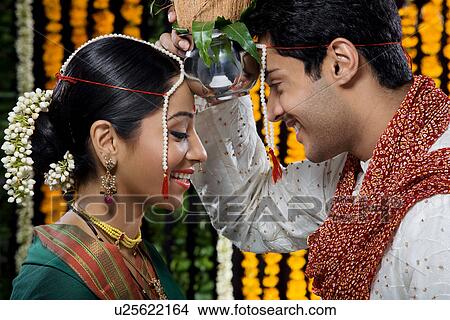 Picture - Indian wedding ceremony. Fotosearch