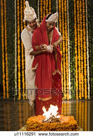 Indian wedding ceremony View Large Photo Image Stock Image - Indian wedding ceremony. Fotosearch