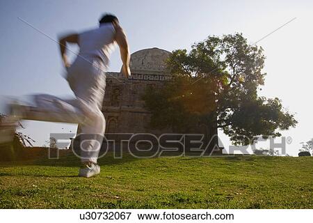 Man jogging View Large Photo Image Stock Photo - Man jogging. Fotosearch