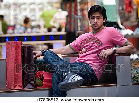 Stock Image - Man posing. Fotosearch