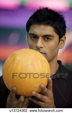 Man with bowling ball View Large Photo Image Stock Image - Man with bowling ball. Fotosearch