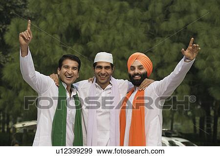 Stock Photo - Men arm in arm. Fotosearch