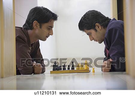 Men playing chess View Large Photo Image Stock Image - Men playing chess. Fotosearch