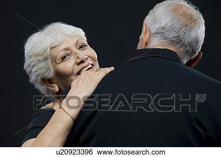 Stock Photograph - Old couple dancing. Fotosearch