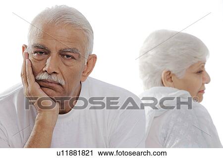 Stock Image - Old couple. Fotosearch