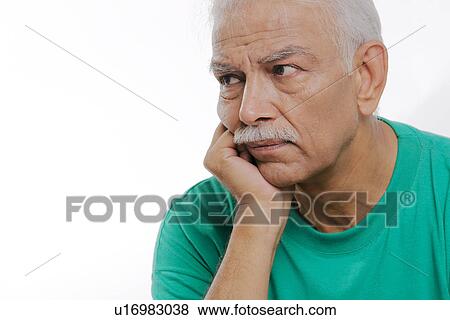 Old man looking View Large Photo Image Stock Photo - Old man looking. Fotosearch