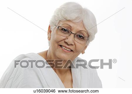 Old woman smiling View Large Photo Image Stock Photograph - Old woman smiling. Fotosearch
