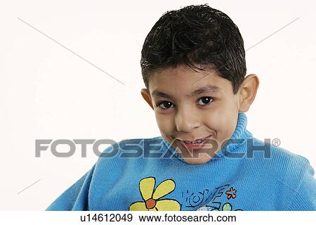Stock Photo - Portrait of a boy. Fotosearch
