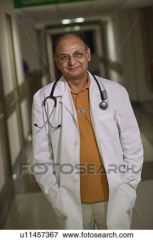 Stock Photo - Portrait of a doctor. Fotosearch