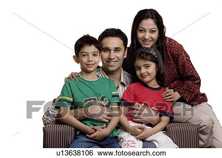 Portrait of a family View Large Photo Image Stock Photograph - Portrait of a family. Fotosearch