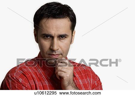 Stock Photography - Portrait of a man. Fotosearch
