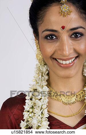 Picture - Portrait of a South Indian Woman. Fotosearch